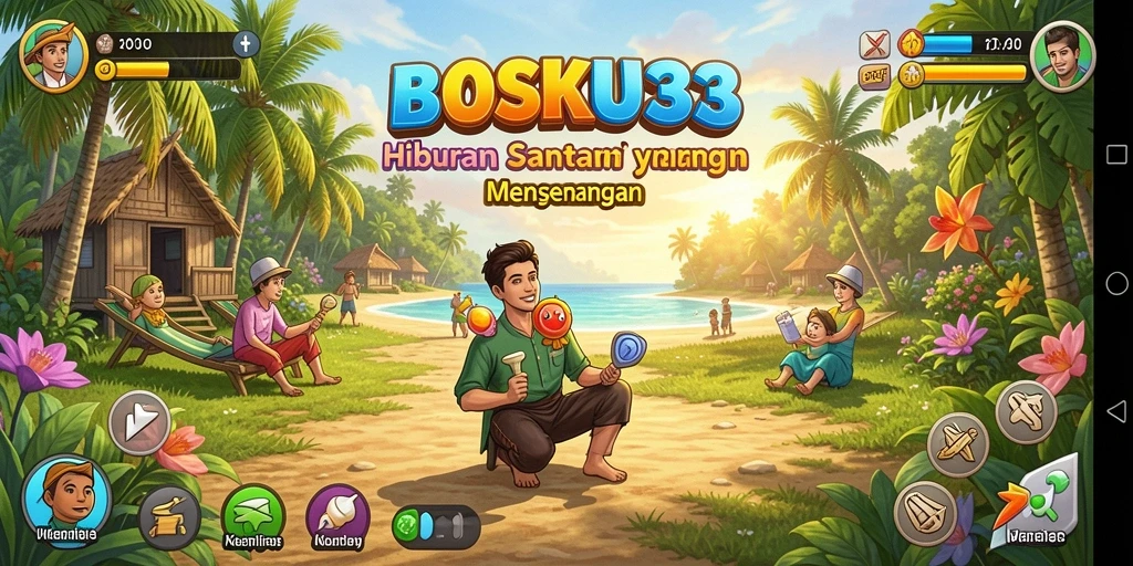Tampilan permainan BOSKU33 yang menarik dan mudah dimainkan.