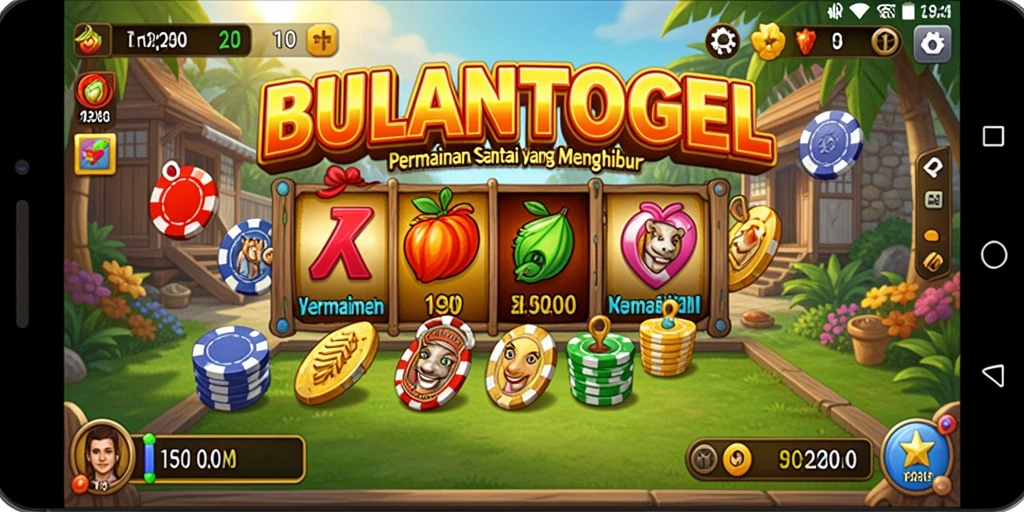 Screenshot menunjukkan gameplay menarik dan penuh warna dari BULANTOGEL.