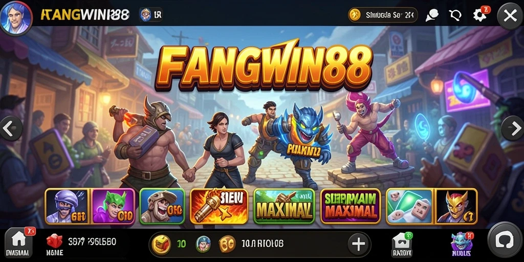 Tampilan gameplay menarik dari FANGWIN88 yang penuh strategi.