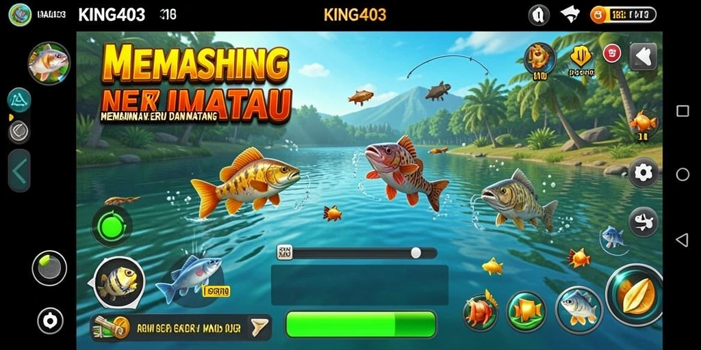 Tangkapan ikan berwarna-warni dalam gameplay KING403 yang menakjubkan.