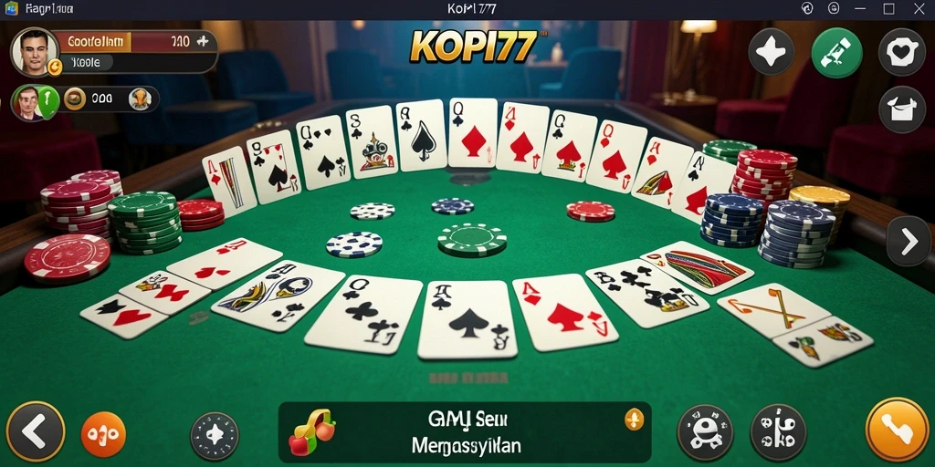 Tampilan gameplay KOPI77 yang seru dan interaktif.