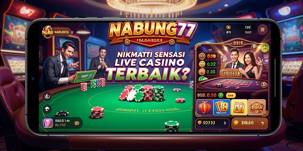 Tampilan menarik dari gameplay Live Casino NABUNG77.