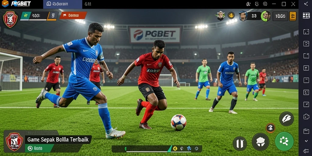Tangkapan layar PGBET menampilkan suasana pertandingan yang seru dan mendebarkan.