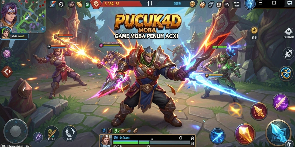 Tampilan gameplay seru dan strategi di PUCUK4D.