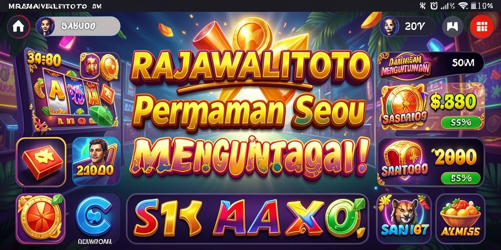 Screenshot RAJAWALITOTO menampilkan keseruan gameplay Slot.