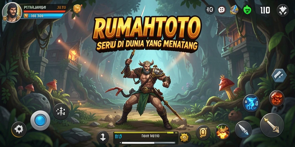 Tampilan gameplay RUMAHTOTO yang memukau dan menantang.