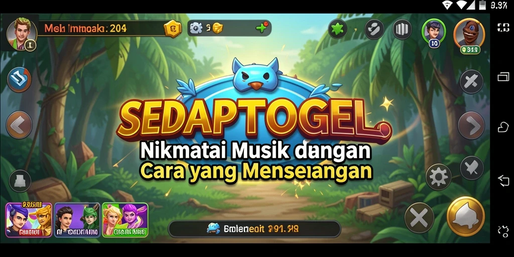 Tampilan gameplay interaktif dari SEDAPTOGEL yang menyenangkan.