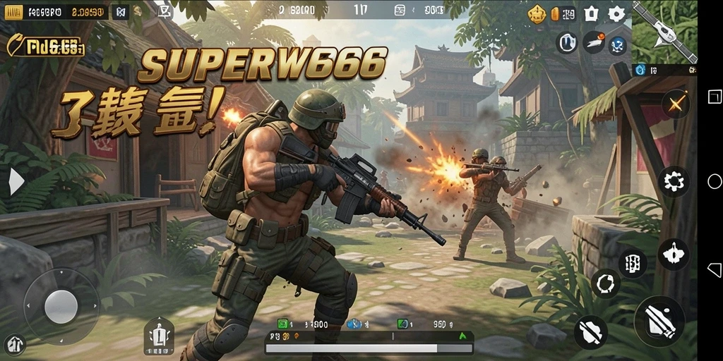 Tangkapan layar dari gameplay <strong>SUPERWD666</strong> yang penuh aksi dan tantangan.