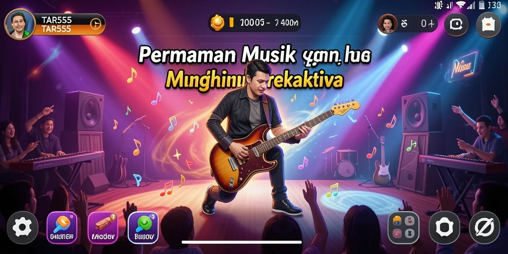 Tampilan gameplay TAR555 yang menarik dan interaktif.