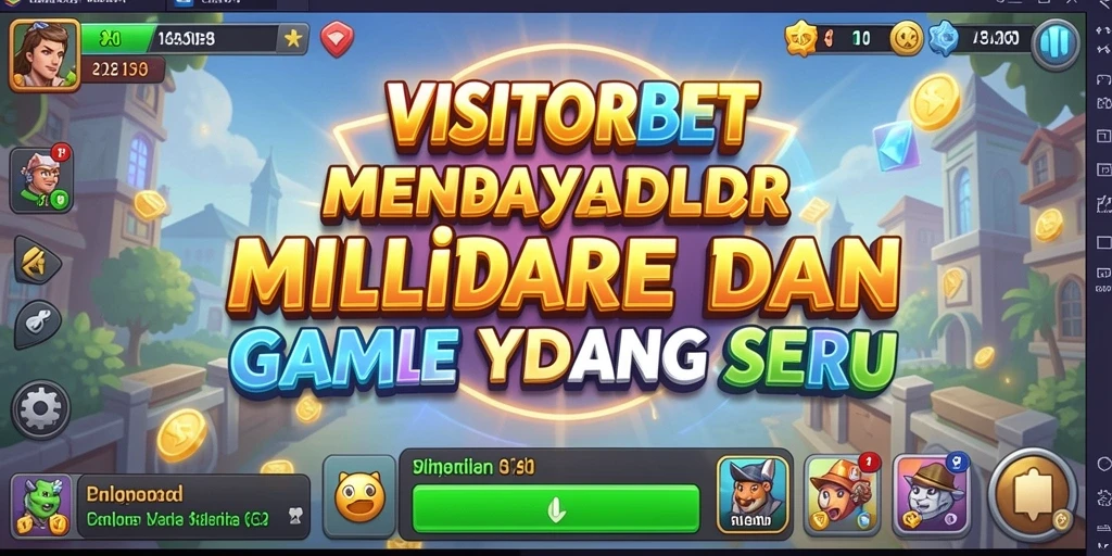 Tampilan gameplay <strong>VISITORBET</strong> yang menawan dengan aksi Idle yang mengasyikkan.