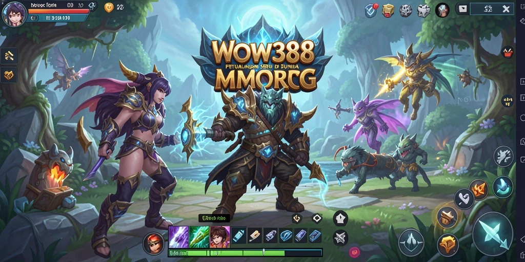 Screenshot menampilkan momen seru dalam pertempuran MMORPG.